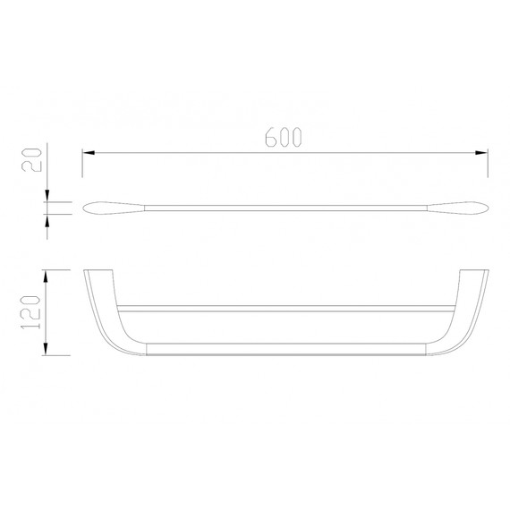 Держатель для полотенец Abber Nord AA1553 фото 3