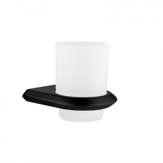 Стакан для зубных щеток Abber Nord AA1556B, цвет чёрный матовый фото 