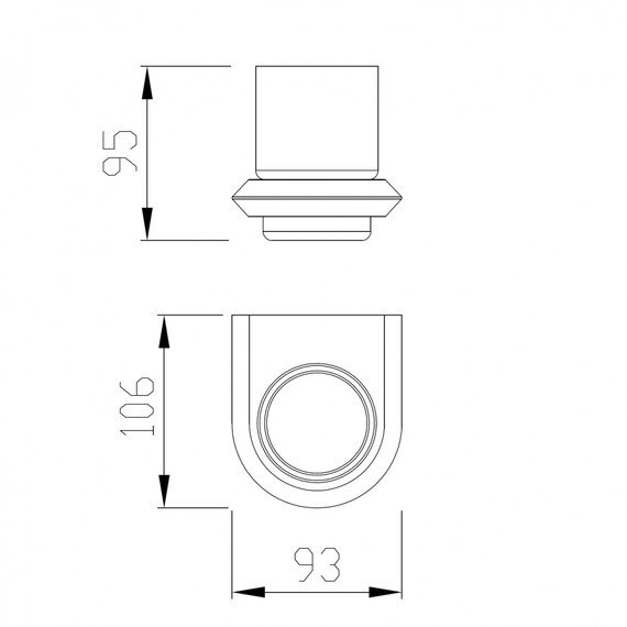Стакан для зубных щеток Abber Nord AA1556B, цвет чёрный матовый фото 4