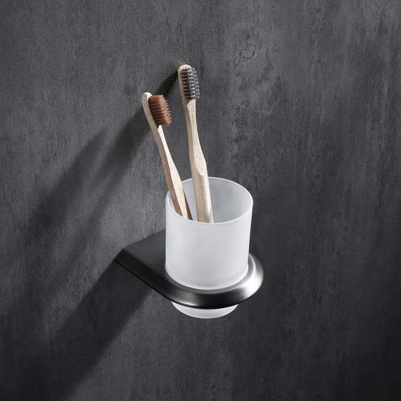 Стакан для зубных щеток Abber Nord AA1556NG, цвет никель фото 2