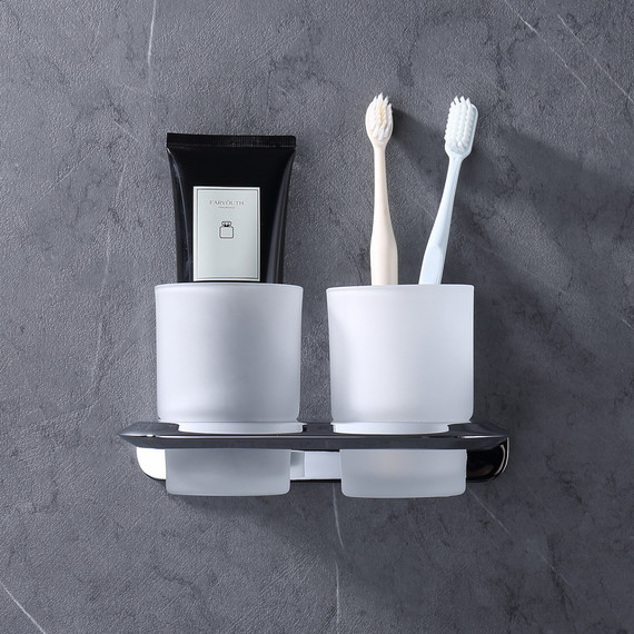 Стакан двойной для зубных щеток Abber Nord AA1557 фото 2