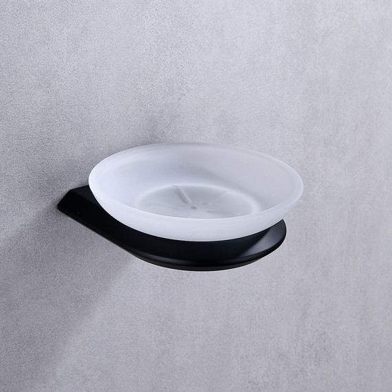 Мыльница Abber Nord AA1558B, цвет чёрный матовый фото 2