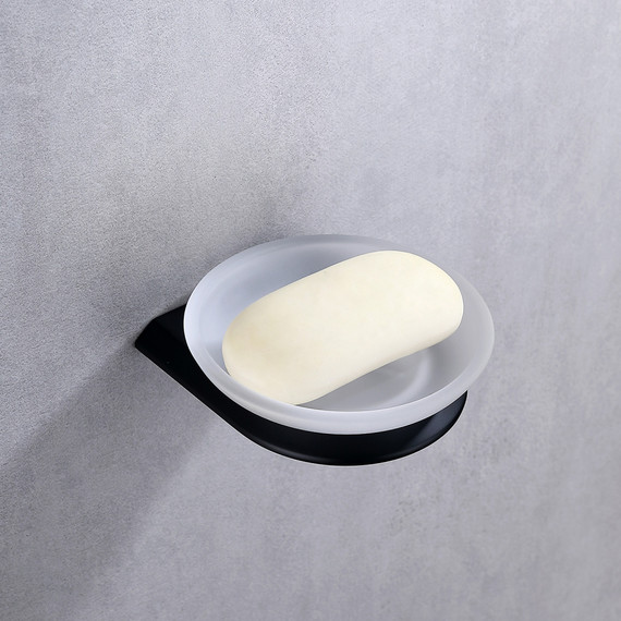 Мыльница Abber Nord AA1558B, цвет чёрный матовый фото 3