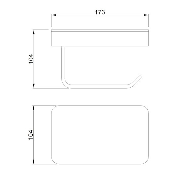 Держатель для туалетной бумаги ABBER Westen AA1730NG, цвет никель фото 3