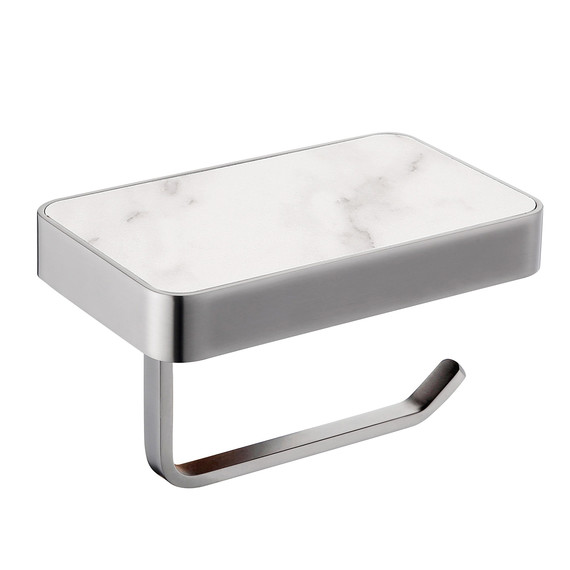 Держатель для туалетной бумаги ABBER Westen AA1730SP, цвет сатин фото 