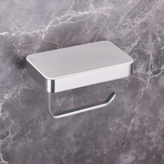 Держатель для туалетной бумаги ABBER Westen AA1730SP, цвет сатин фото 2