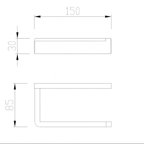 Держатель для туалетной бумаги ABBER Westen AA1731B, цвет чёрный матовый фото 2