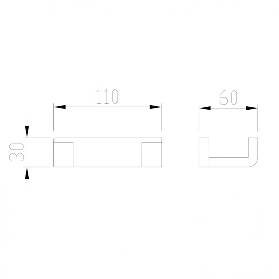 Набор крючков Abber Westen AA1750B, цвет чёрный матовый фото 3
