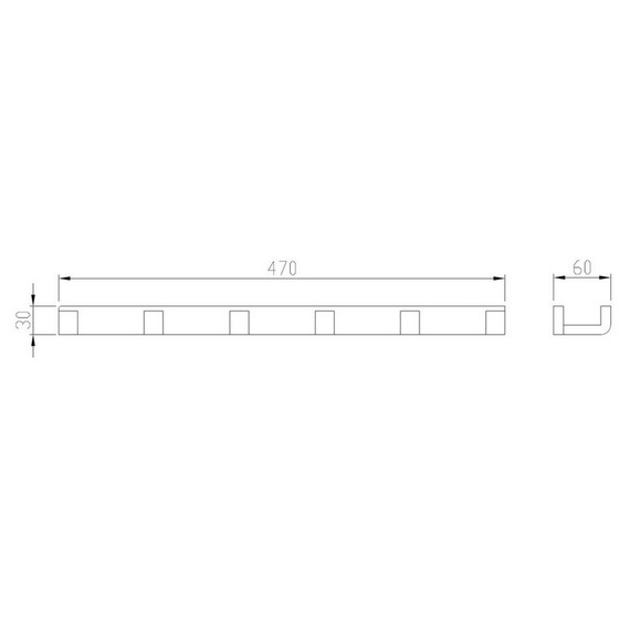 Набор крючков Abber Westen AA1752NG, цвет никель фото 3