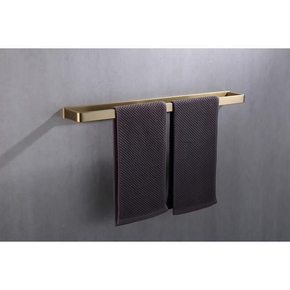 Держатель для полотенец Abber Westen AA1755G, цвет золото матовое фото 2