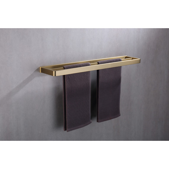 Полотенцедержатель Abber Westen AA1756G, цвет золото матовое фото 2