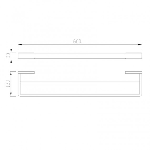 Полотенцедержатель Abber Westen AA1757G, цвет золото матовое фото 2