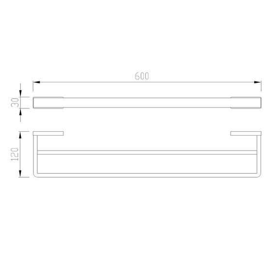 Полотенцедержатель Abber Westen AA1757SP, цвет сатин фото 3