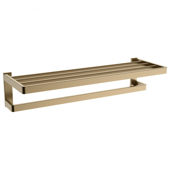 Полка для полотенец Abber Westen AA1758G, цвет золото матовое фото 