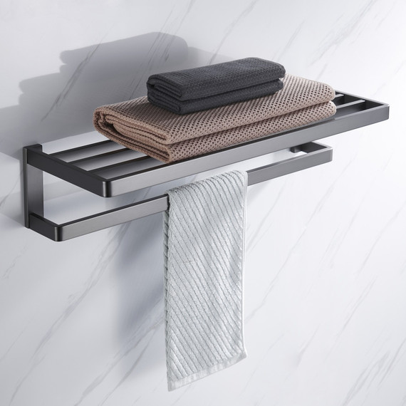 Полка для полотенец Abber Westen AA1758NG, цвет никель фото 2