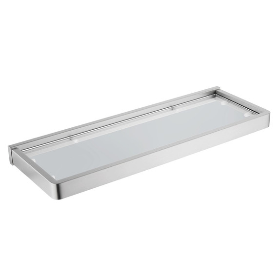 Стеклянная полка Abber Westen AA1759SP 40 см, цвет сатин фото 