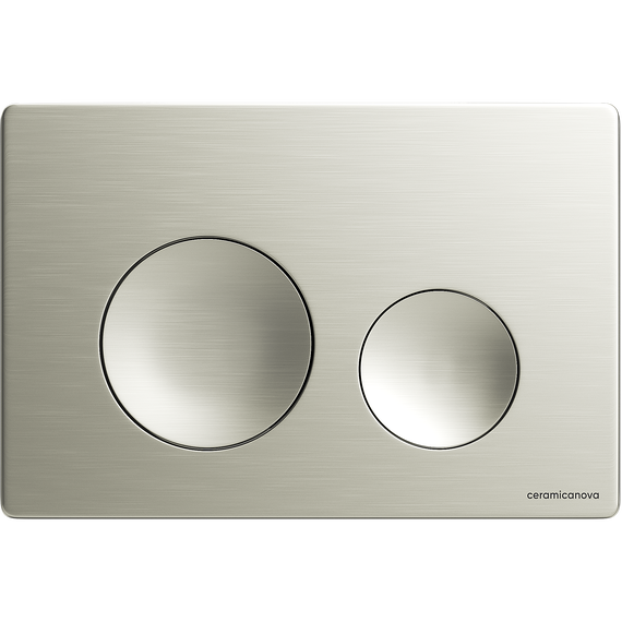 Кнопка смыва Ceramicanova Balance Circle CN12-001BN, брашированный никель фото 