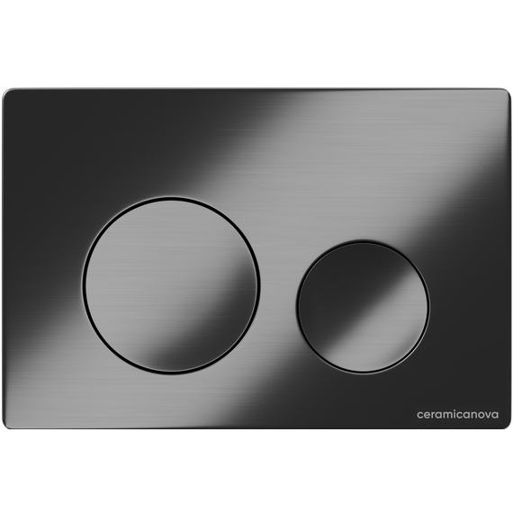 Кнопка смыва Ceramicanova Balance Circle CN12-001GG, вороненая сталь фото 