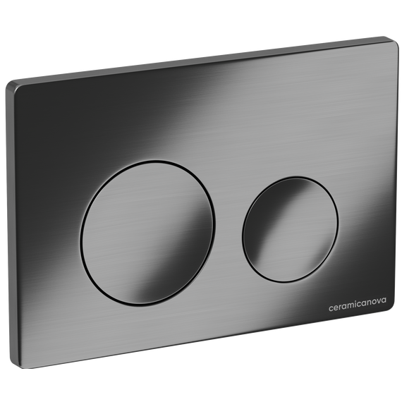 Кнопка смыва Ceramicanova Balance Circle CN12-001GG, вороненая сталь фото 2