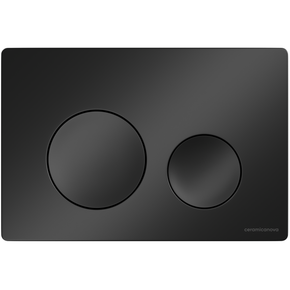 Кнопка смыва Ceramicanova Balance Circle CN12-001MB, чёрный матовый фото 