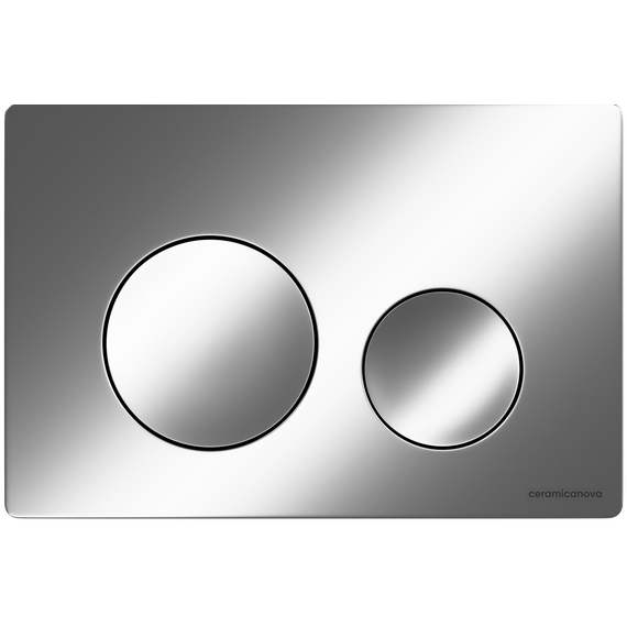 Кнопка смыва Ceramicanova Balance Circle CN12-001M, хром матовый фото 