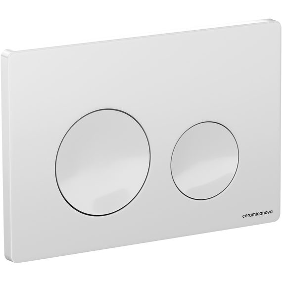 Кнопка смыва Ceramicanova Balance Circle CN12-001W, белый глянцевый фото 2