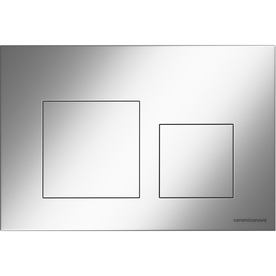 Кнопка смыва Ceramicanova Balance Square CN12-002M, хром матовый фото 