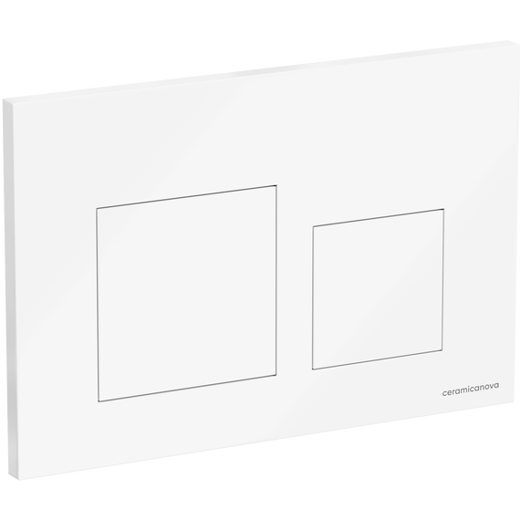 Кнопка смыва Ceramicanova Balance Square CN12-002W, белый глянцевый фото 2