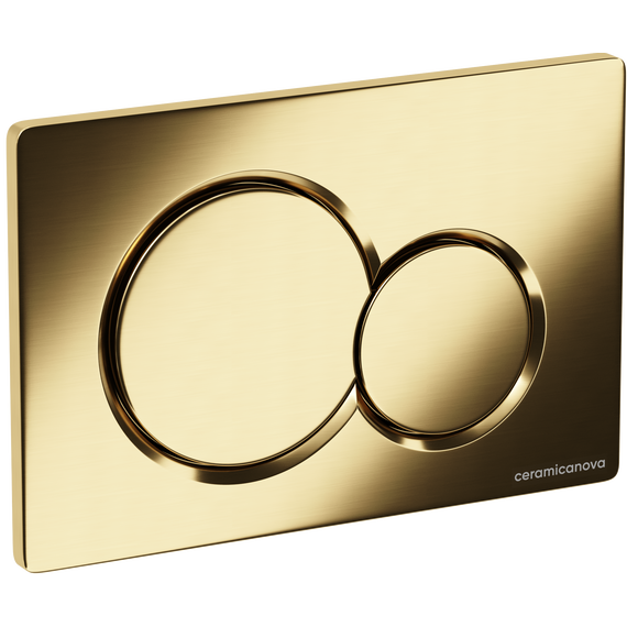 Кнопка смыва Ceramicanova Balance Sphere CN12-003BG, брашированное золото фото 2