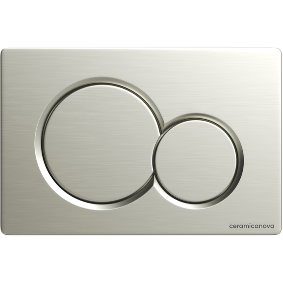 Кнопка смыва Ceramicanova Balance Sphere CN12-003BN, брашированный никель фото 