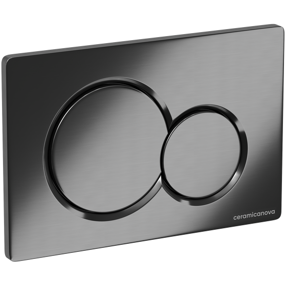 Кнопка смыва Ceramicanova Balance Sphere CN12-003GG, вороненая сталь фото 2