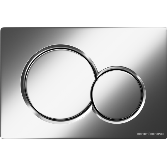 Кнопка смыва Ceramicanova Balance Sphere CN12-003M, хром матовый фото 