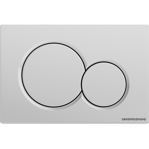 Кнопка смыва Ceramicanova Balance Sphere CN12-003W, белый глянцевый фото 