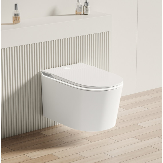 Унитаз-биде подвесной электронный Allen Brau Smart 4.I1001.20 (система смыва Торнадо) фото 5