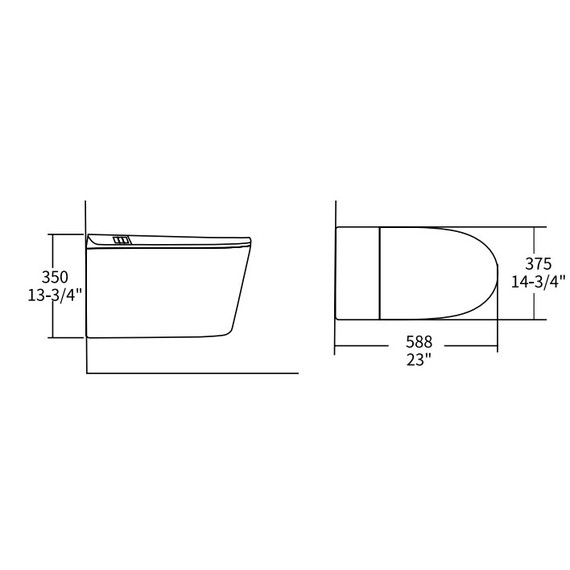 Унитаз-биде подвесной электронный Allen Brau Smart 4.I1001.20 (система смыва Торнадо) фото 30