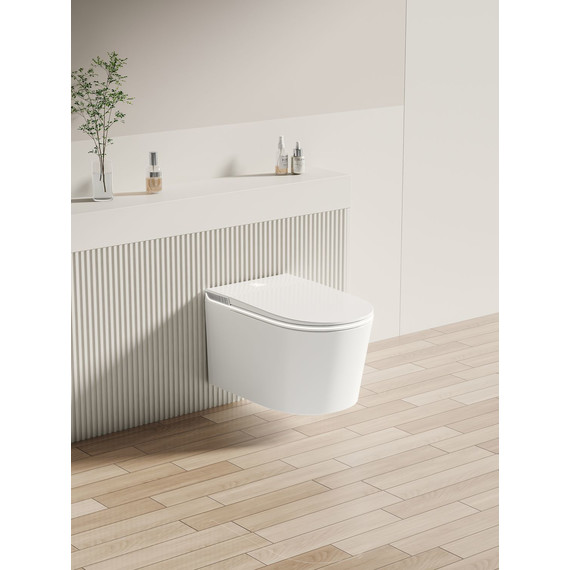 Унитаз-биде подвесной электронный Allen Brau Smart 4.I1001.20 (система смыва Торнадо) фото 8