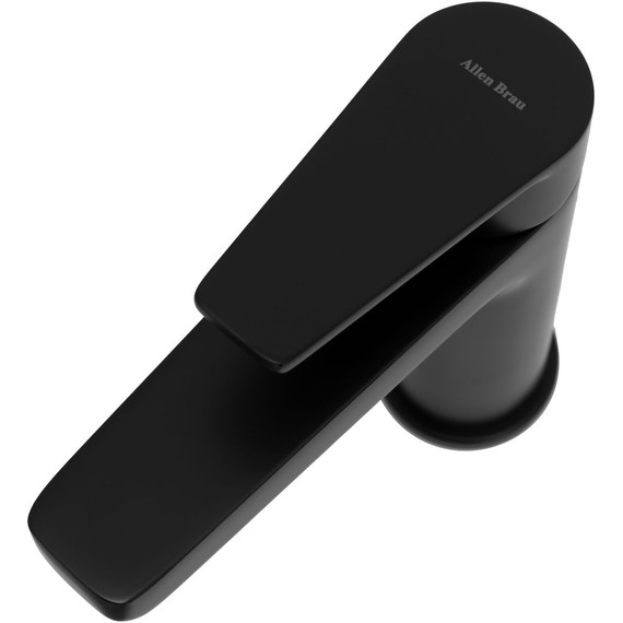 Смеситель для раковины Allen Brau Eclipse 5.E1001-31 (с донным клапаном) чёрный матовый фото 6