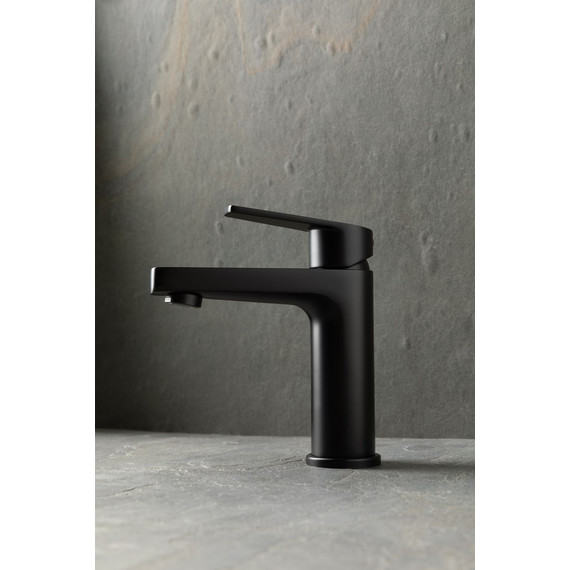 Смеситель для раковины Allen Brau Eclipse 5.E1001-31 (с донным клапаном) чёрный матовый фото 10