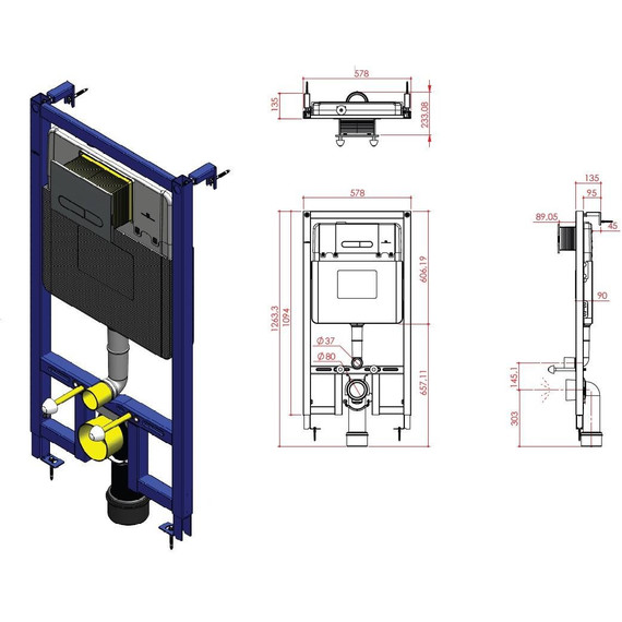 Инсталляция для унитаза Allen Brau Project Color 9.1PR10.20 фото 18