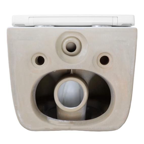 Унитаз подвесной безободковый Azario Serenata AZ-5101T-WHT с тонким быстросъемным сиденьем микролифт (Система смыва торнадо) фото 9