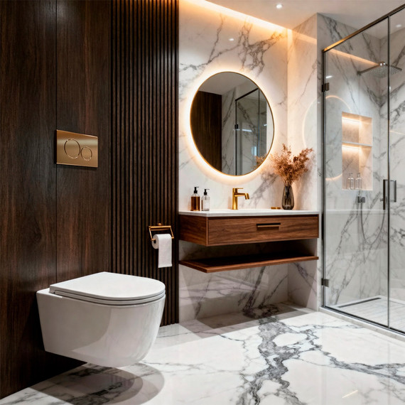 Унитаз подвесной безободковый Azario Nata AZ-5102T-WHT с тонким быстросъемным сиденьем микролифт (Система смыва торнадо) фото 12