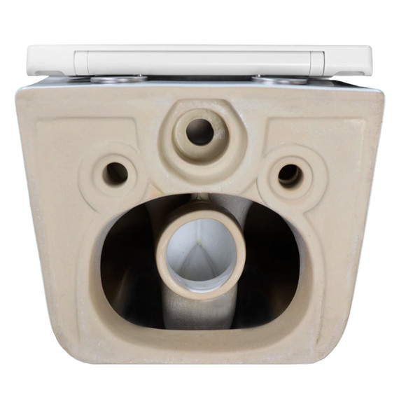 Унитаз подвесной безободковый Azario Nata AZ-5102T-WHT с тонким быстросъемным сиденьем микролифт (Система смыва торнадо) фото 11