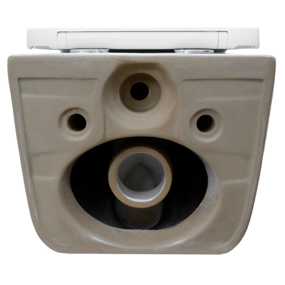 Унитаз подвесной безободковый Azario Vater AZ-5104T-WHT с тонким быстросъемным сиденьем микролифт (Система смыва торнадо) фото 10