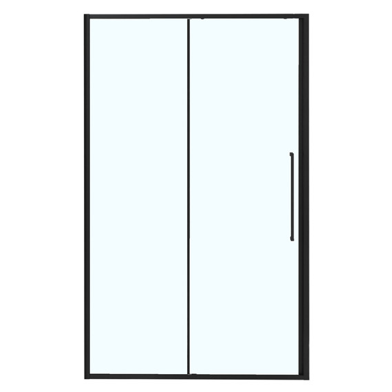 Душевая дверь Azario SHANGHAI 100 см AZ-Y43-100-MB-CL, чёрный матовый/прозрачное фото 