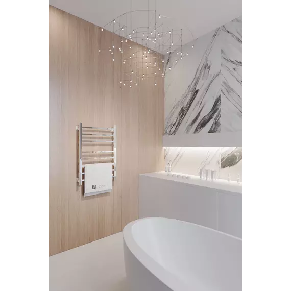 Полотенцесушитель электрический Veconi Barro-B П8 500x800 мм B8050CH-B фото 4