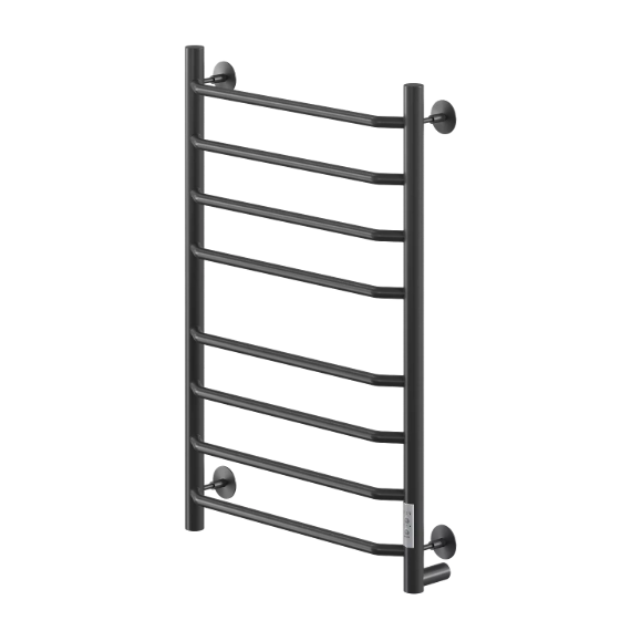 Полотенцесушитель электрический Veconi Cantu-A П8 500x800 мм C8050B-A, чёрный фото 