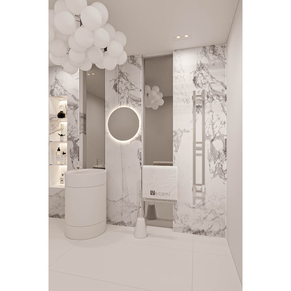 Полотенцесушитель электрический Veconi Еро-A П6 100x1200 мм E12010CH-A фото 4