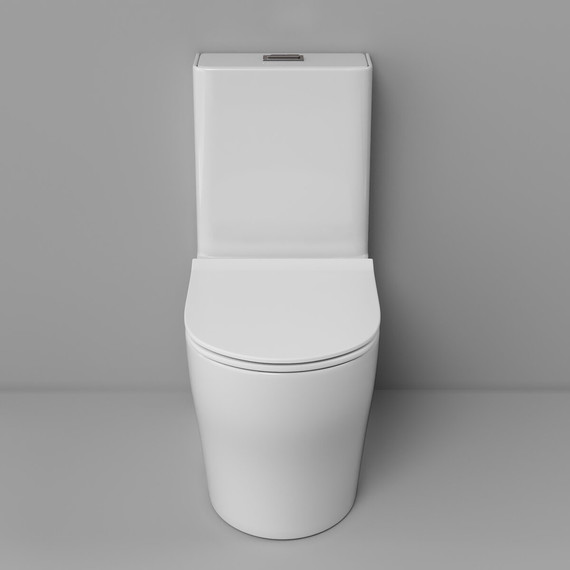 Унитаз-моноблок безободковый Grossman Classic GR-4488SQ с тонкой крышкой микролифт (система смыва Торнадо) фото 5