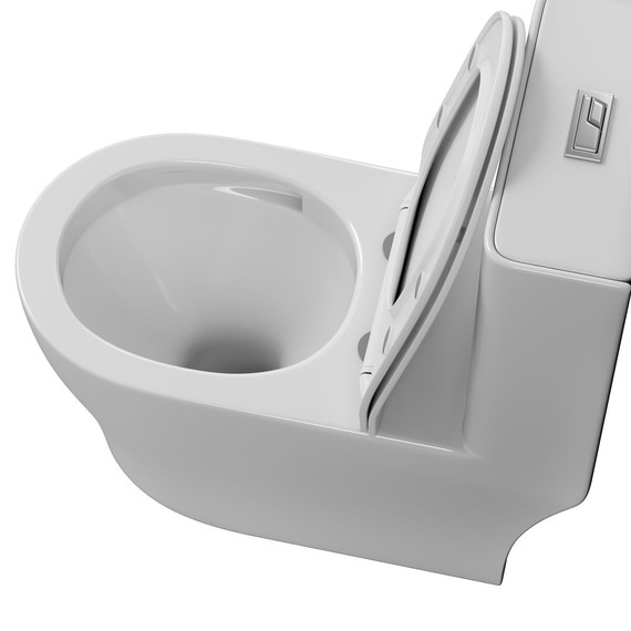 Унитаз-моноблок безободковый Grossman Classic GR-4488SQ с тонкой крышкой микролифт (система смыва Торнадо) фото 4