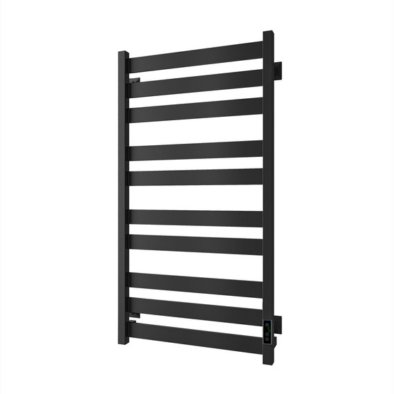 Полотенцесушитель электрический Veconi Piatto П10 500x1000 мм P10050B, чёрный фото 